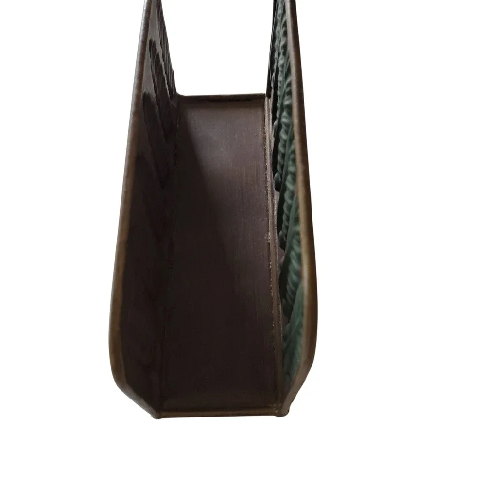 Pier 1 Imports Metal Feather Boho Folder Stationary‎ Holder